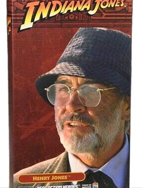 2008 Medicom RAH Indiana Jones - Henry Jones Sr 1/6 Scale Action Figure NOS *US*